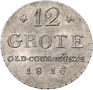 12 Grote Grand Duchy of Oldenburg